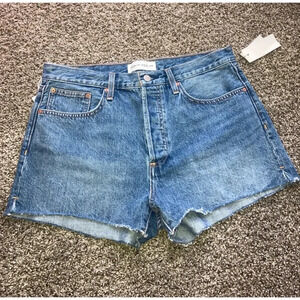 NWT Aritzia Denim Forum The Yoki Short Sz 32” Womens Jean Shorts